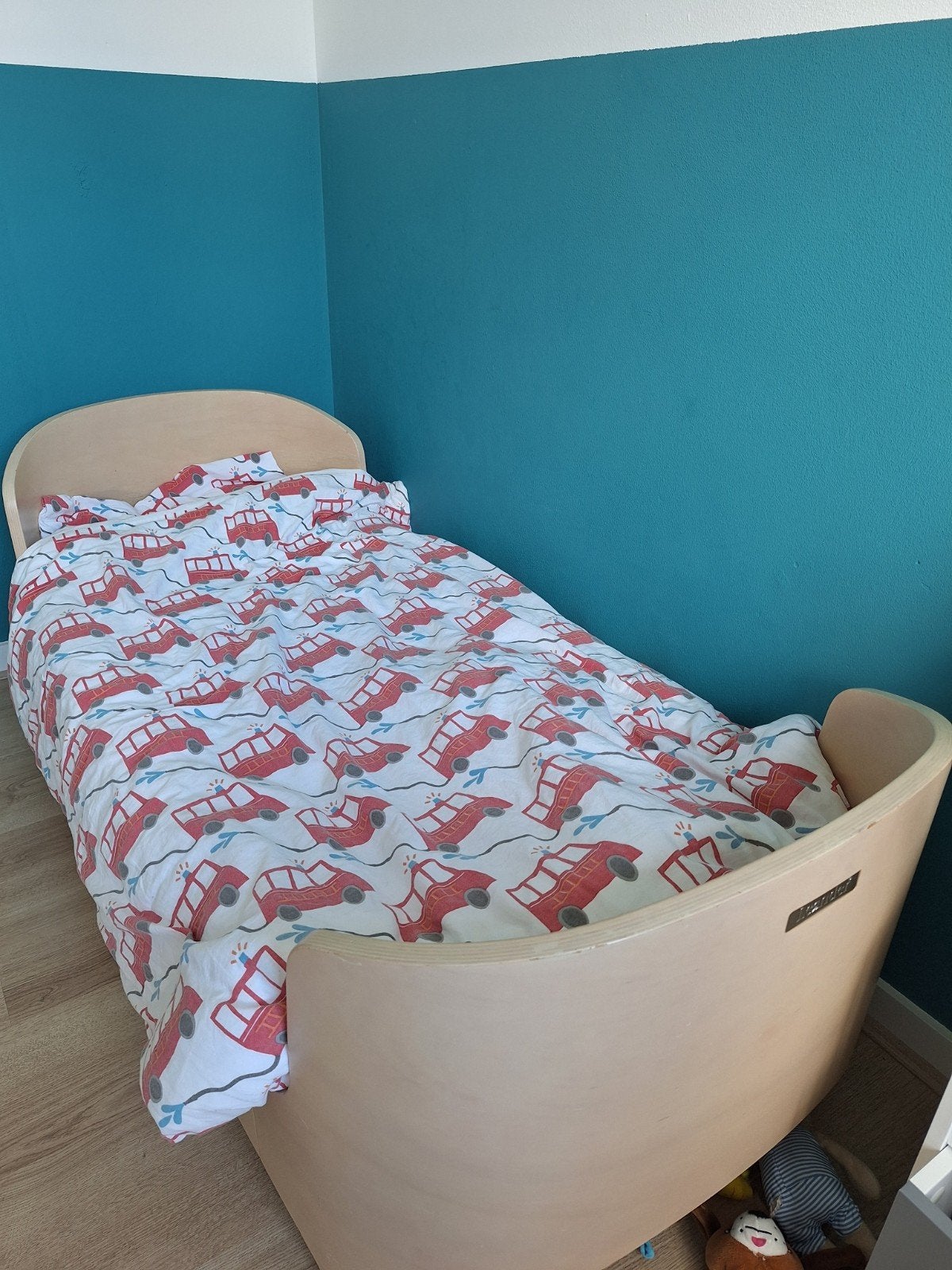 Leander kinderbed 70x150, Kinderen en Baby's, Kinderkamer | Bedden, Ophalen, Gebruikt, Minder dan 140 cm, 70 tot 85 cm
