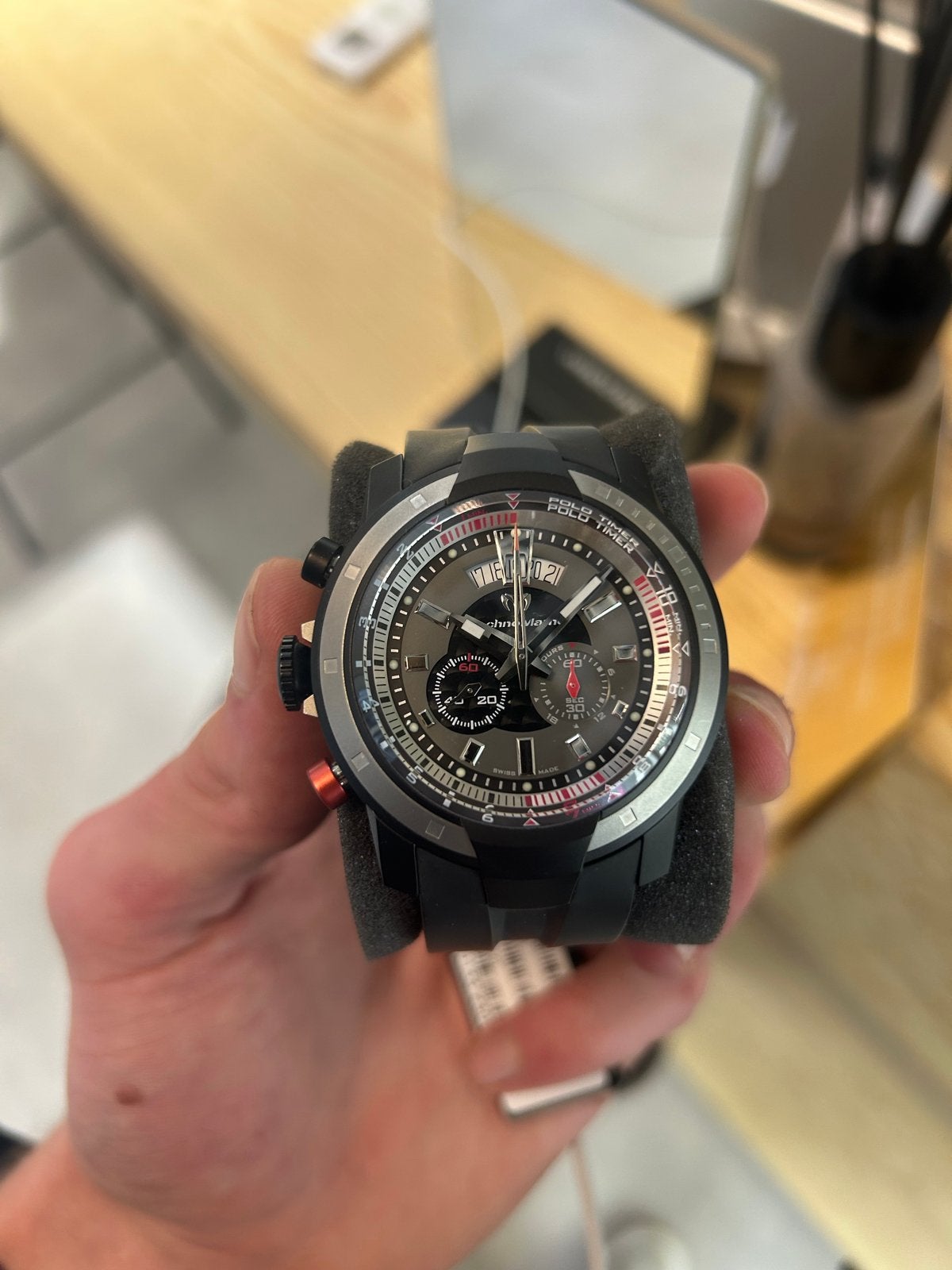 Technomarine Magnum Sport "Polo Timer" TMYMP, Overige merken, Kunststof, Polshorloge, Nieuw