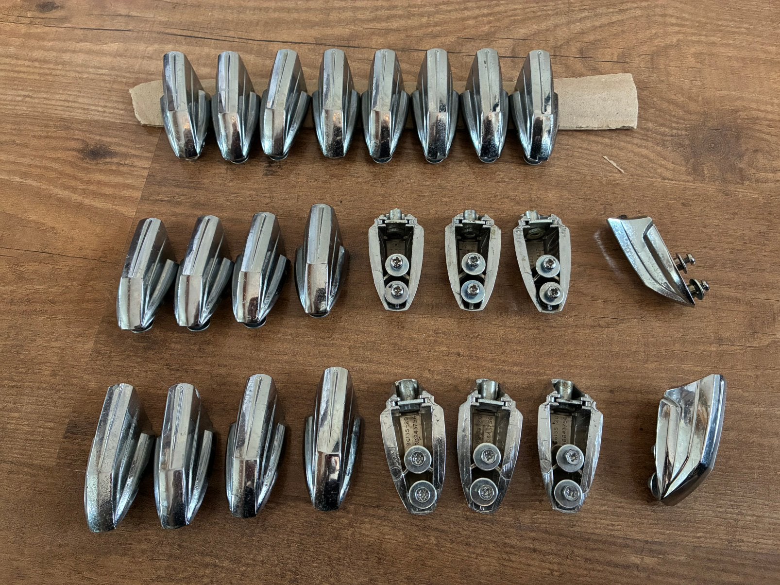 24 st. Vintage Beverley Lugs voor Snare Drum of Toms, Gebruikt, Engeland, Verzenden, Drums of Percussie