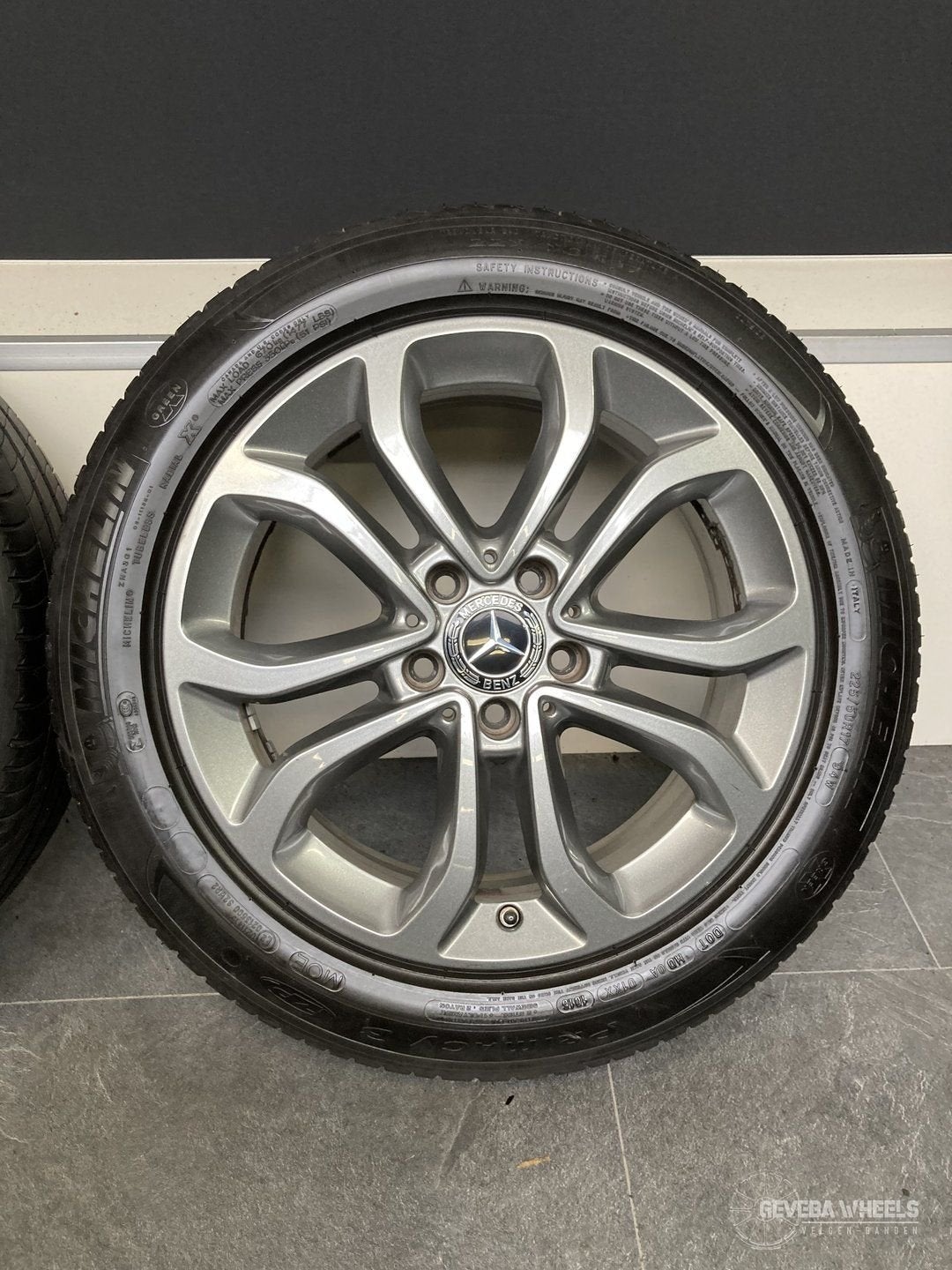 17” originele Mercedes C w205 velgen + banden 5x112 A2054010, Auto-onderdelen, Gebruikt, -, -, Banden en Velgen
