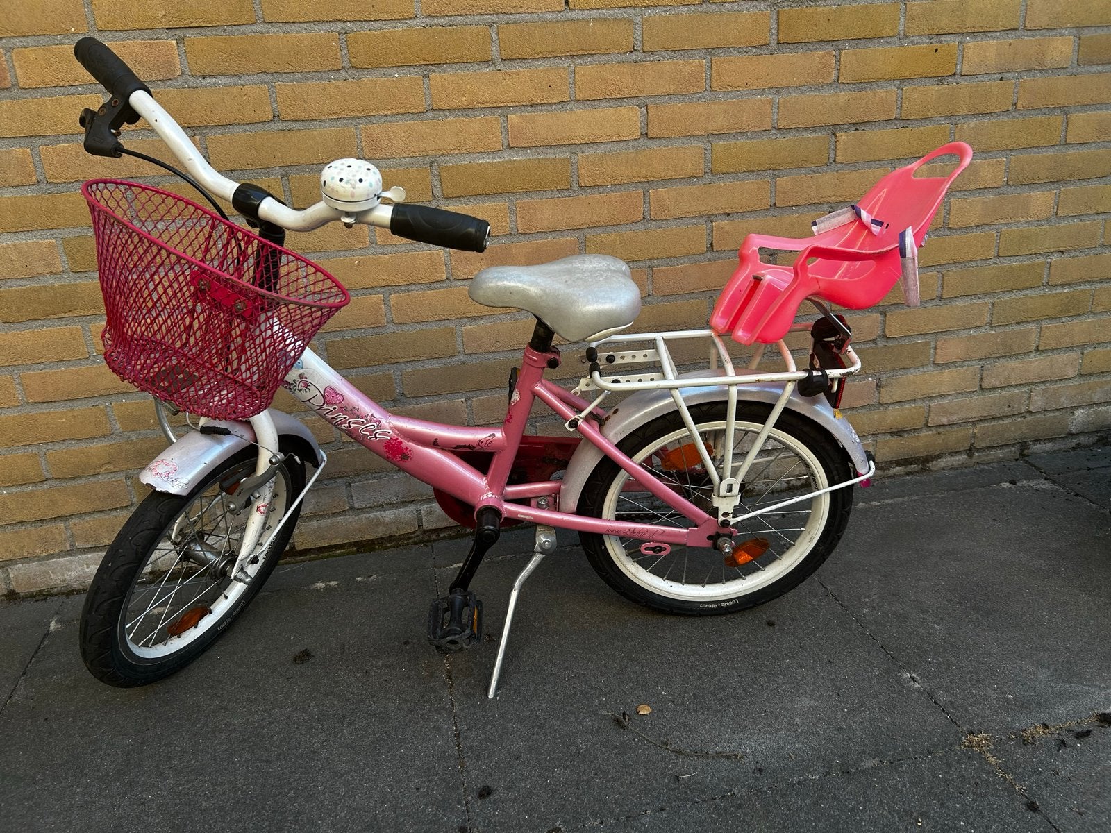 Meisjes fiets 16 inch, Ophalen, Gebruikt, Terugtraprem, 16 tot 20 inch