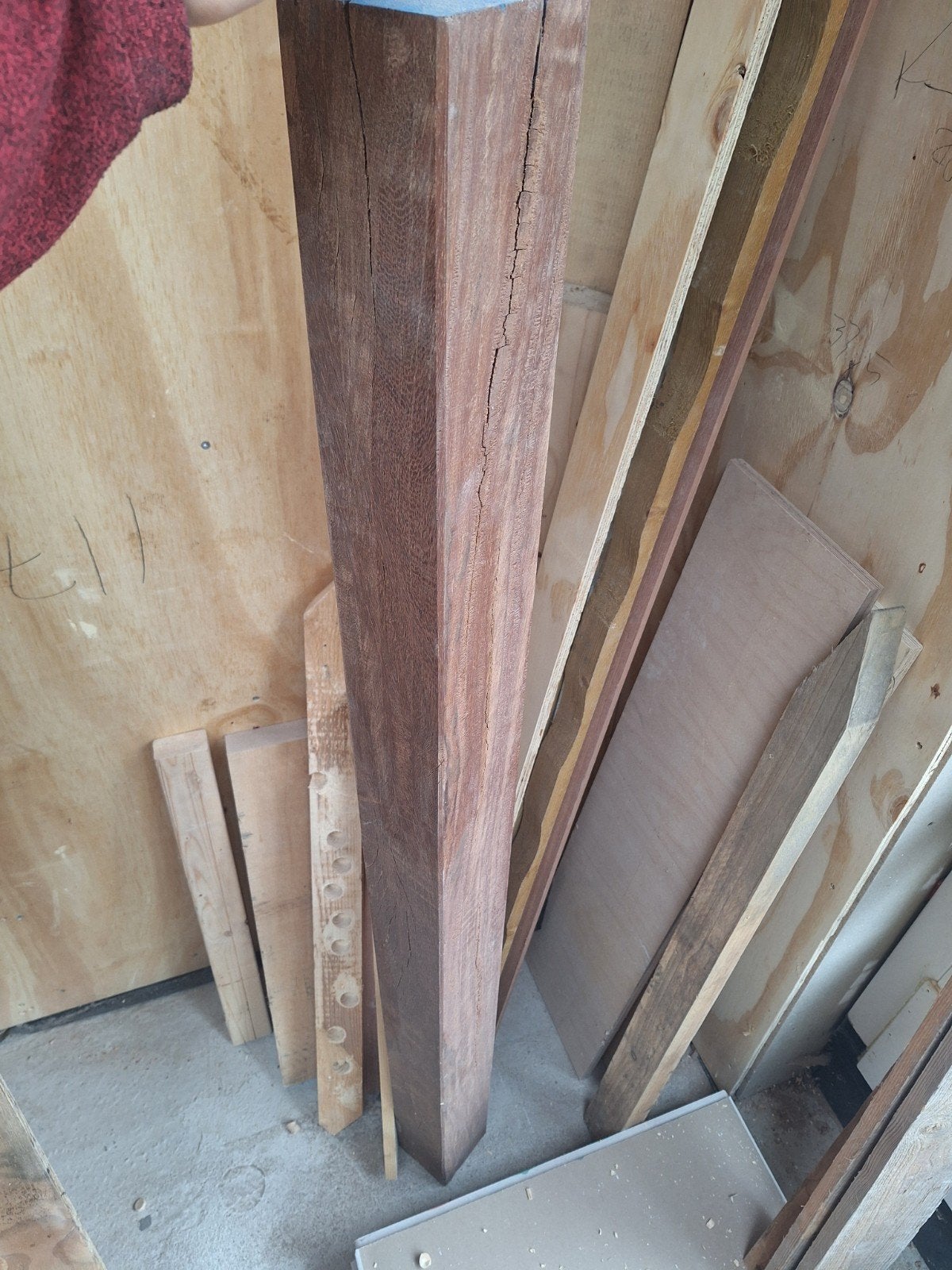 Bangkirai balk ongebruikt - 10.5x9.8x150.6 cm, Ophalen, Nieuw, 50 mm of meer, Balk