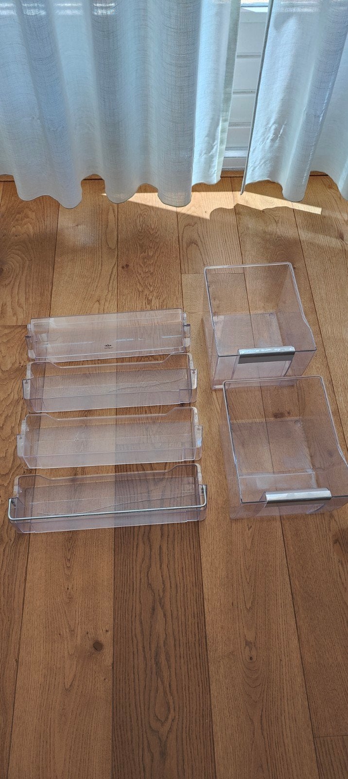 Koelkast onderdelen: glazen platen en lades, Ophalen, Gebruikt, 200 liter of meer, 160 cm of meer