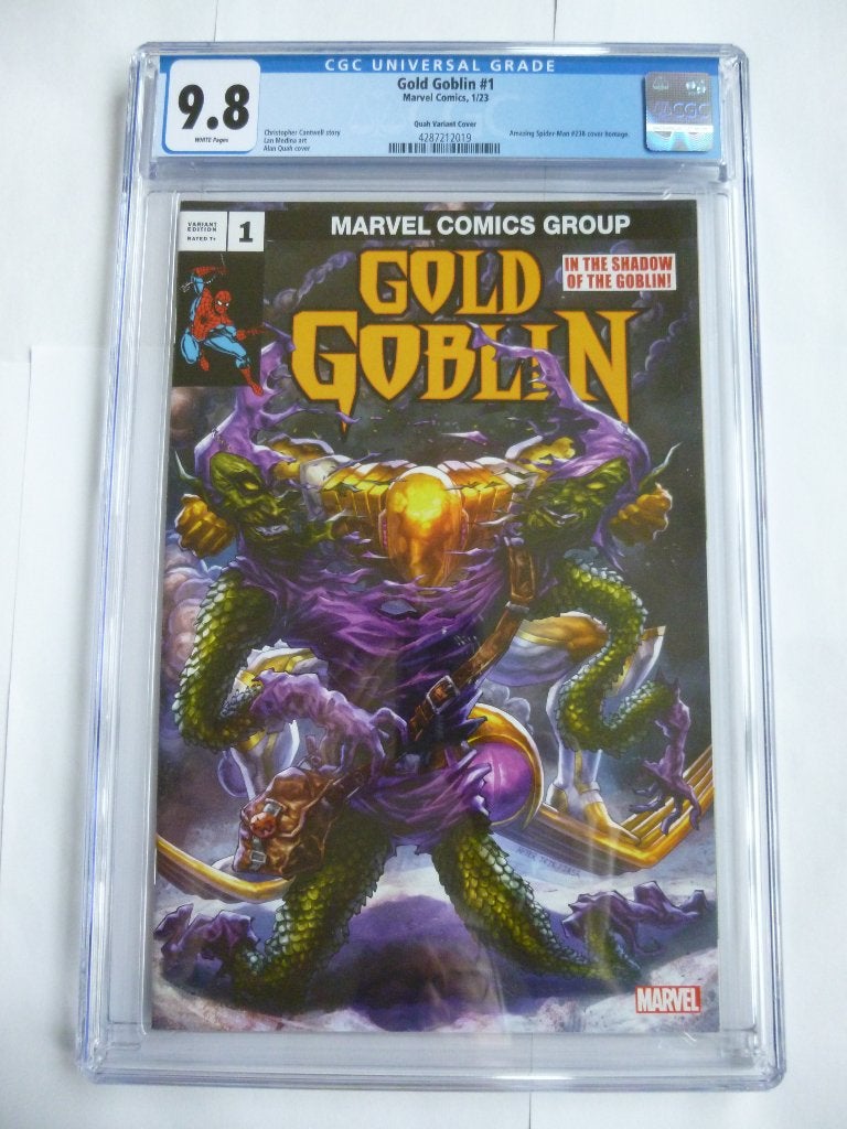 MARVEL GOLD GOBLIN#1 CGC GRADED 9.8 UIT 2023, Eén comic, Amerika, Marvel Comics, Nieuw