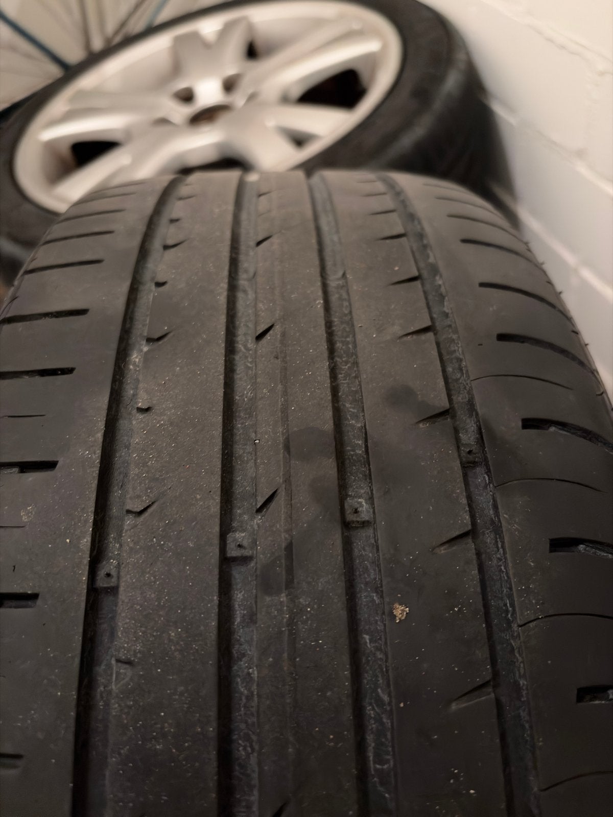 Gebruikte zomerbanden toyo/hankook, Ophalen, Gebruikt, Banden en Velgen, 17 inch