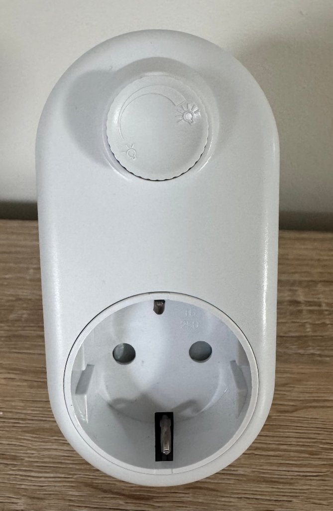 Kopp tussenstekker met RA en dimmer LED 3-24W, wit, CM3005, Ophalen of Verzenden, Nieuw, Stekker