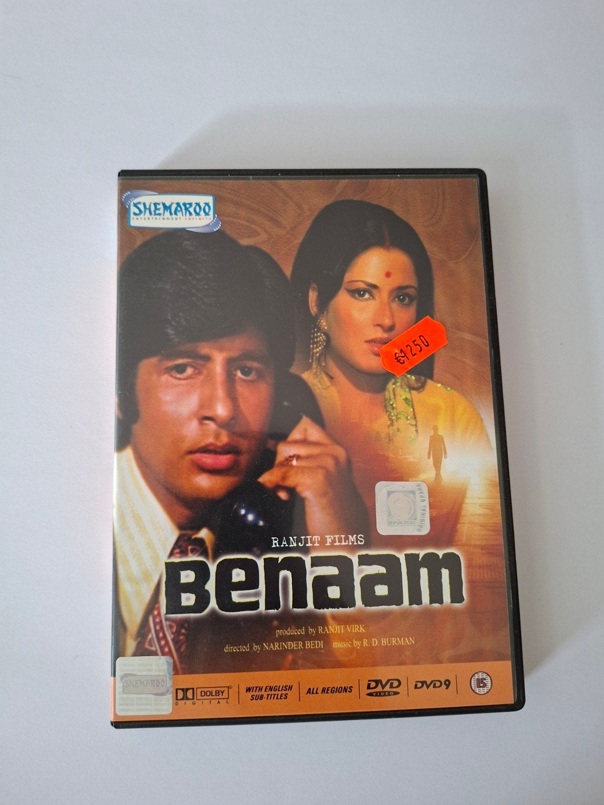 Benaam DVD - Bollywood film met Engelse ondertiteling, Ophalen of Verzenden, Gebruikt, Engels