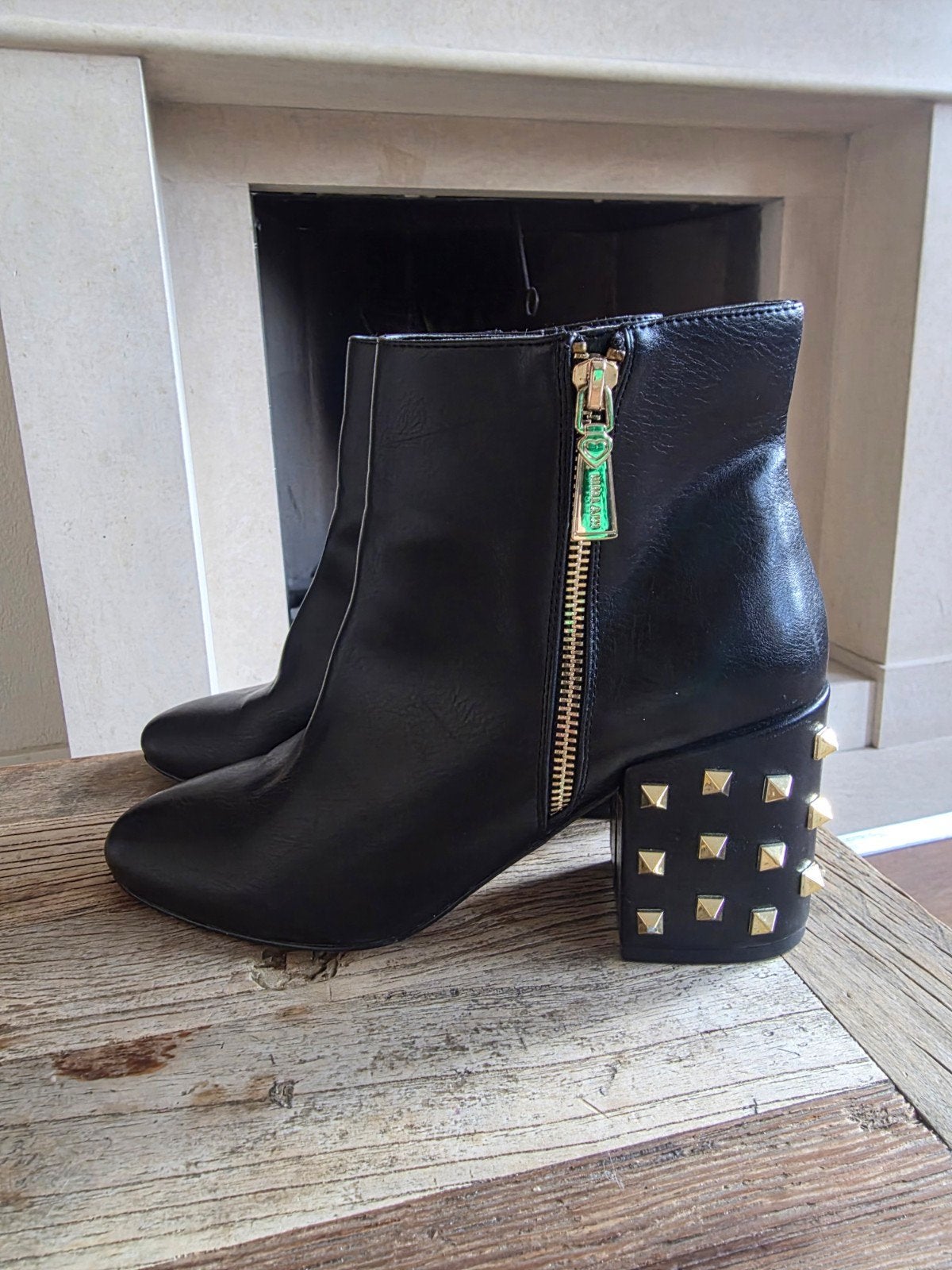 Zwarte enkellaarsjes met studs  maat 39 My Twin Twinset, Twinset, Zwart, Lage of Enkellaarzen, Ophalen of Verzenden