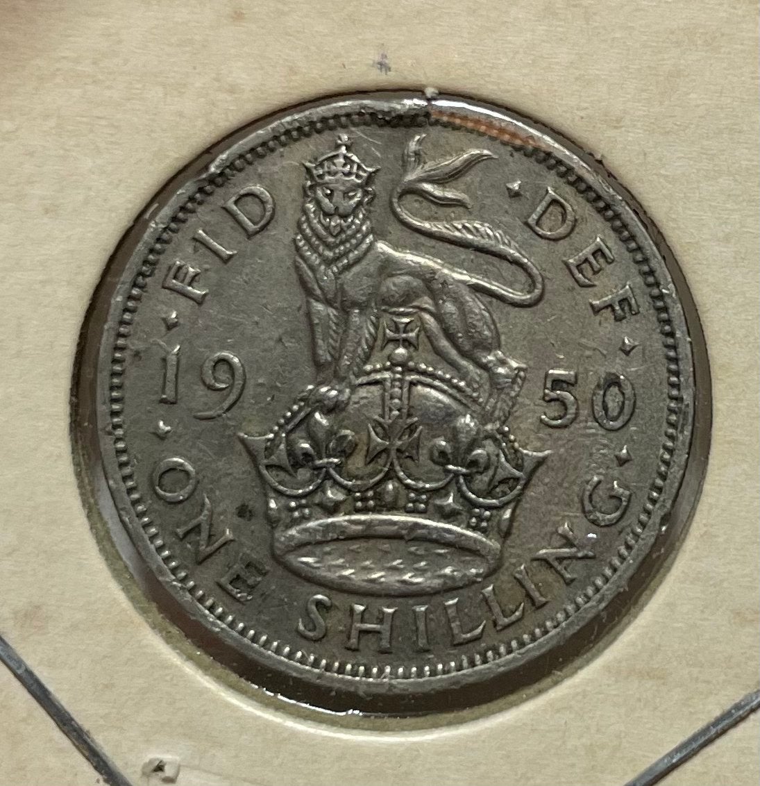 1 shilling Engeland 1950, Ophalen of Verzenden