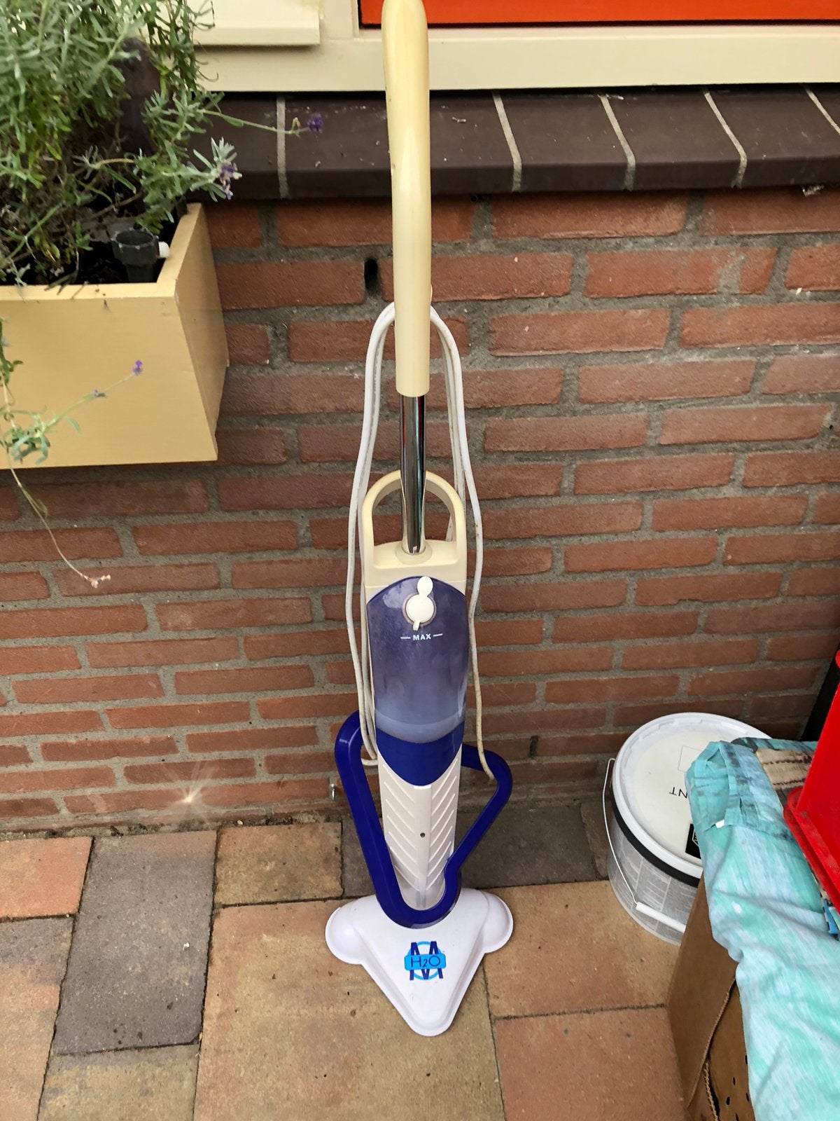 Water stoom apparaat, Ophalen