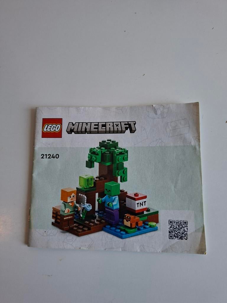 Lego Minecraft Het moeras avontuur, Minecraft, Lego, Ophalen of Verzenden, Zo goed als nieuw