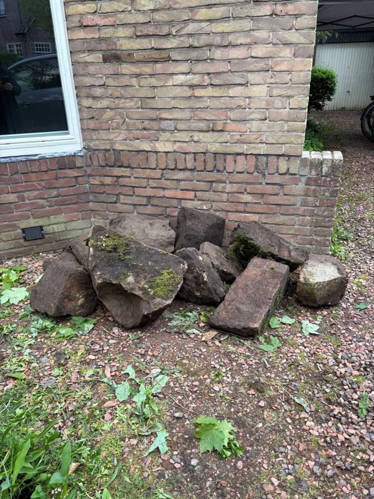 GRATIS grote (sier) keien voor  tuin (opgehaald), Ophalen, Overige materialen, Gebruikt, Bruin