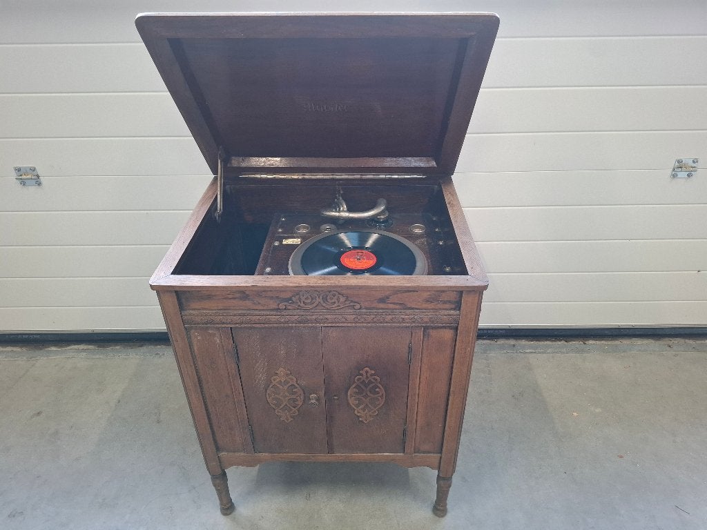 Antieke Minster Grammofoon/78-toeren platenspeler (jaren 20), Ophalen