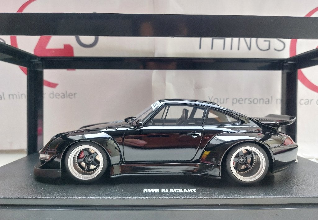 GT Spirit 1:18 Porsche 911 (993) RWB Blackaut 2012 zwart, Ophalen of Verzenden, Nieuw, Auto, Overige merken