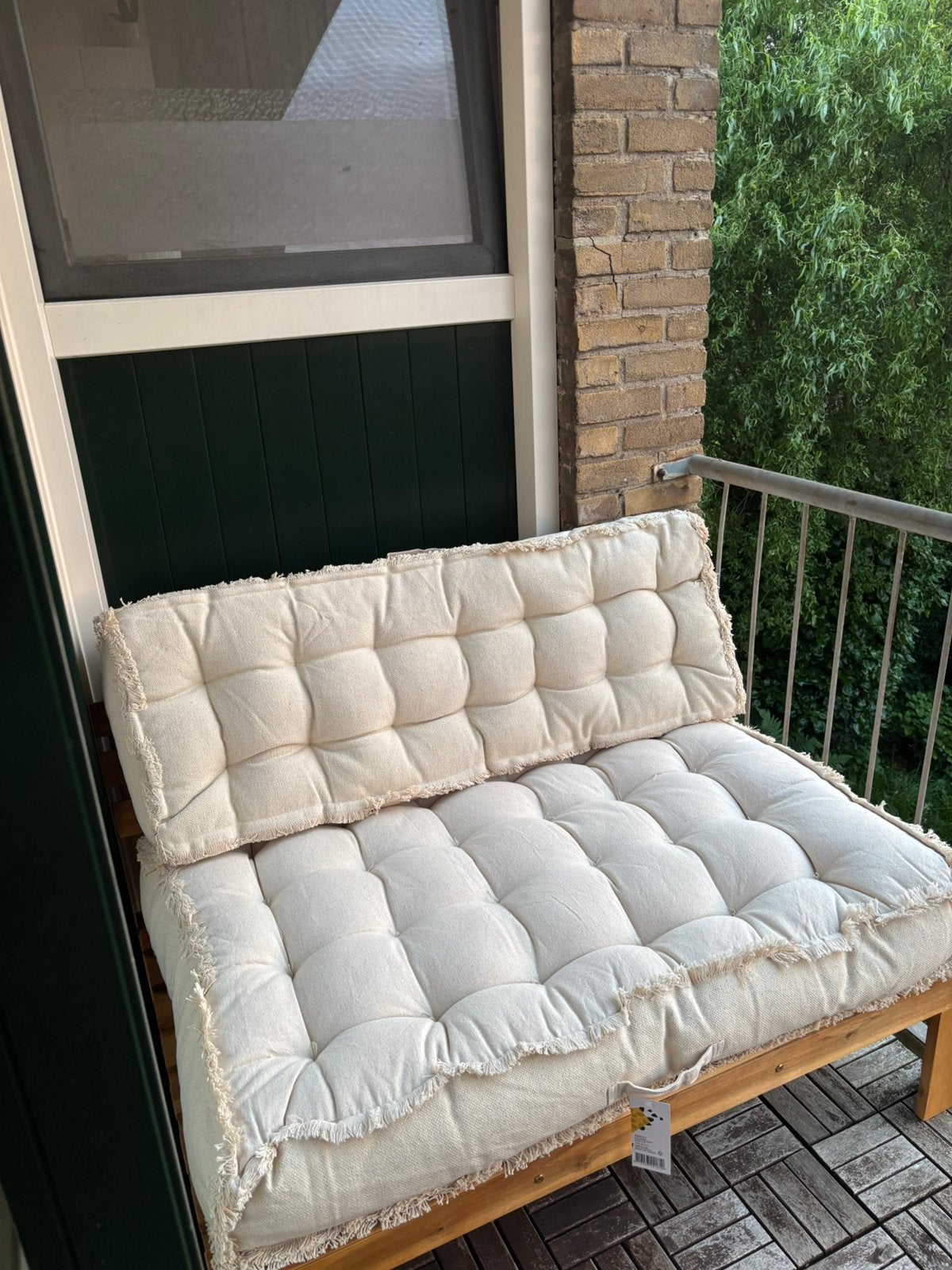 Palletkussen, Tuin en Terras, Tuinmeubel-accessoires, Ophalen, Zo goed als nieuw