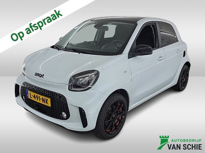 Smart Forfour EQ BRABUS Style18 kWh 1e-Eig. & Dealer-Onderh, Auto's, Smart, 12 maanden, Achterwielaandrijving, 43 €/maand, Wit