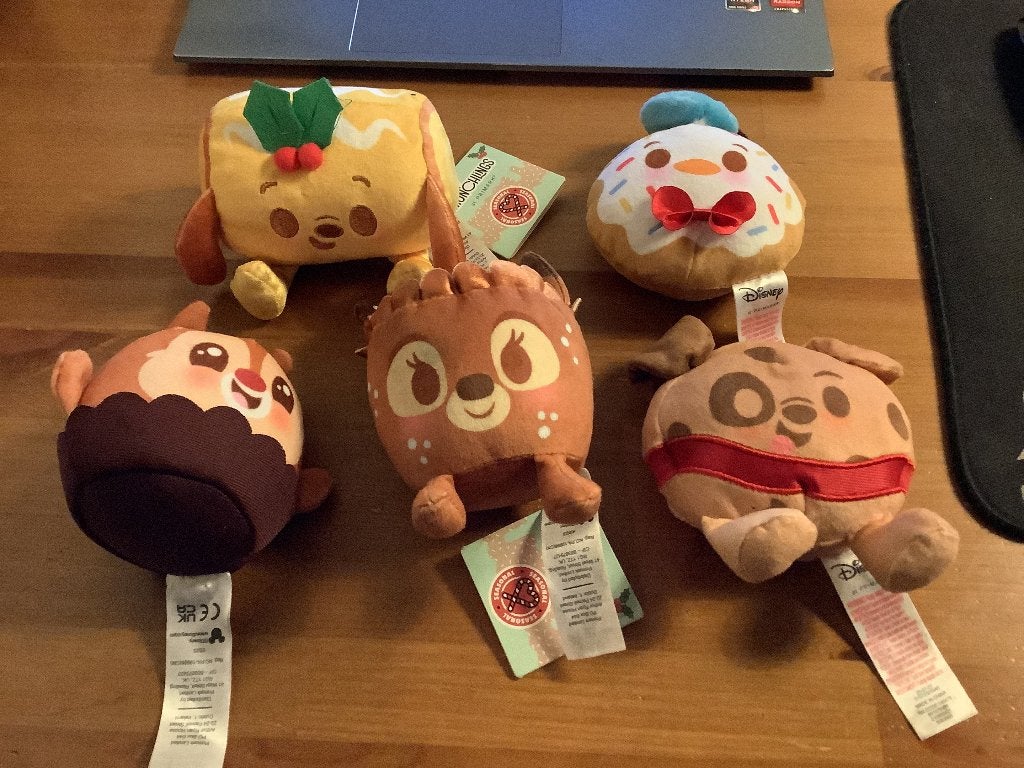 setje Disney Munchlings. 5 stuks, Verzamelen, Disney, Ophalen of Verzenden, Overige figuren, Zo goed als nieuw, Knuffel