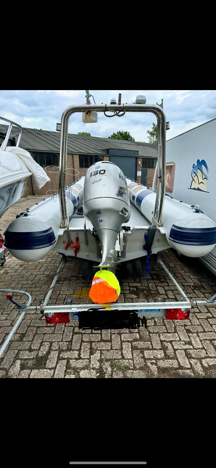 RIB JOKER 21 CLUBMAN  HONDA 130 pk + Beurt, Watersport en Boten, Gebruikt, 2 m, Buitenboordmotor, Jokerboat