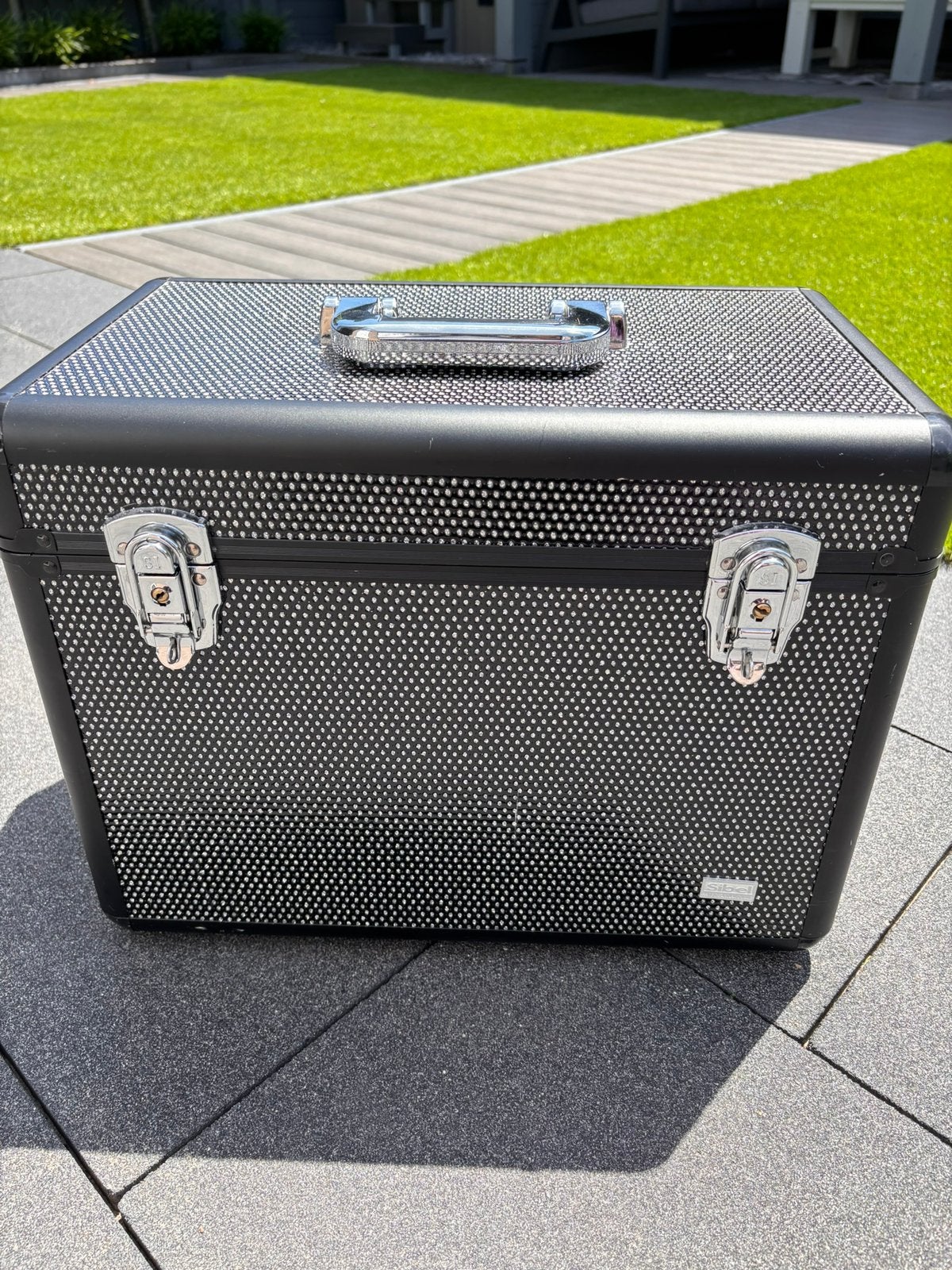 Kapperskoffer, Ophalen, Zo goed als nieuw, Zwart, Hardcase