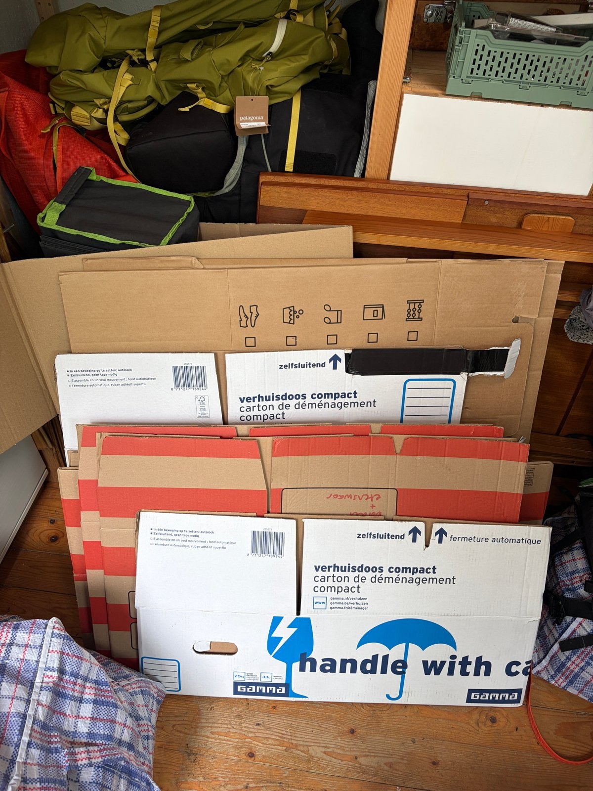 10 verhuisdozen: IKEA HEMA GAMMA, 40 tot 60 cm, 50 tot 75 cm, Ophalen of Verzenden, 35 tot 50 cm