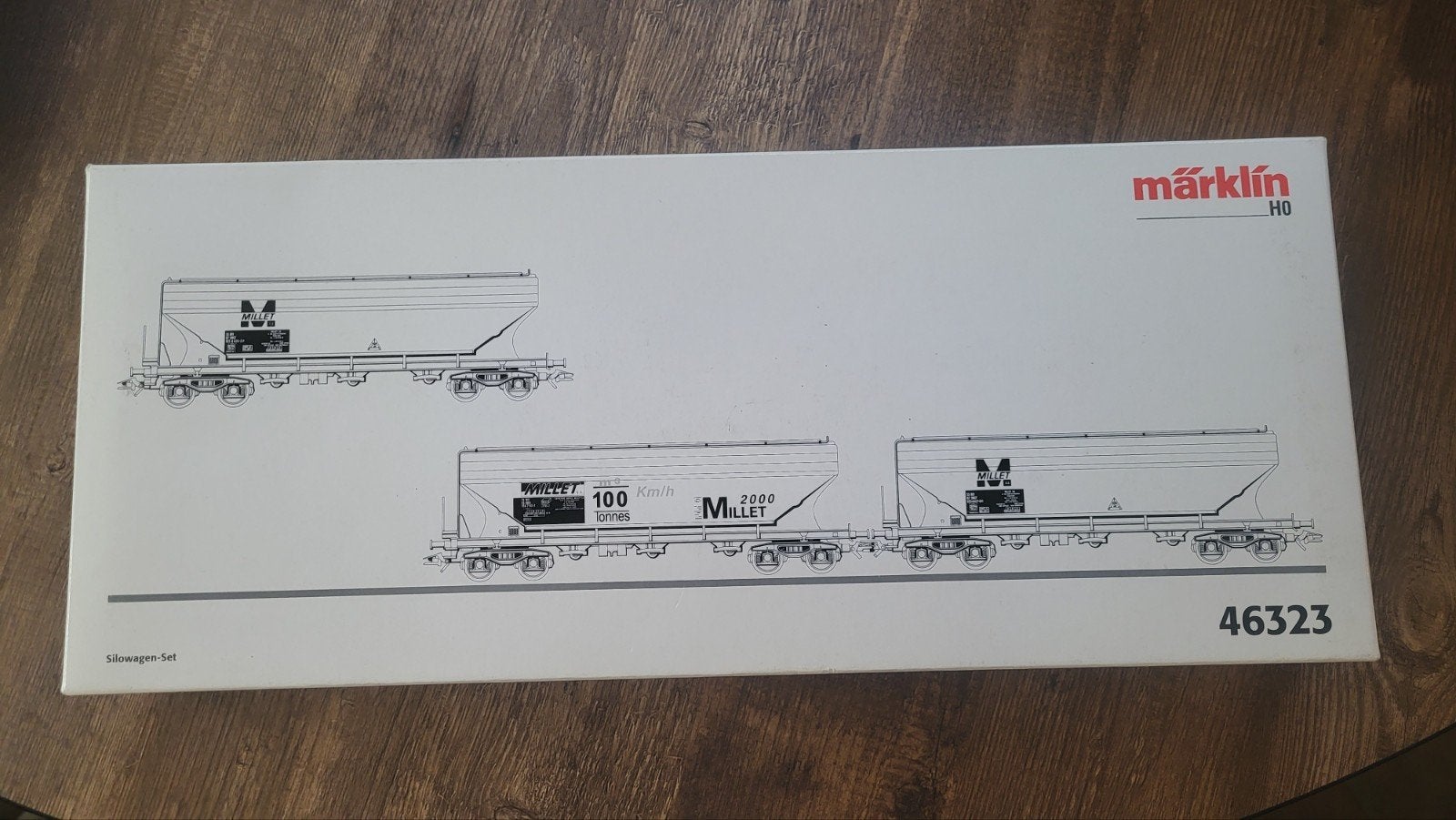MARKLIN 46323 - SILOWAGENS, Hobby en Vrije tijd, Modeltreinen | H0, Wisselstroom, Ophalen of Verzenden, Märklin, Nieuw