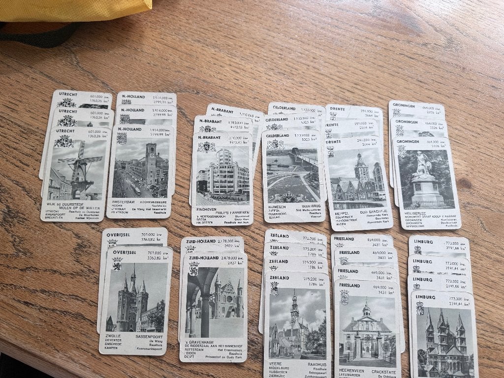 Vintage Nederlands Steden Kwartet, Ophalen of Verzenden, Gebruikt, Kwartet(ten)
