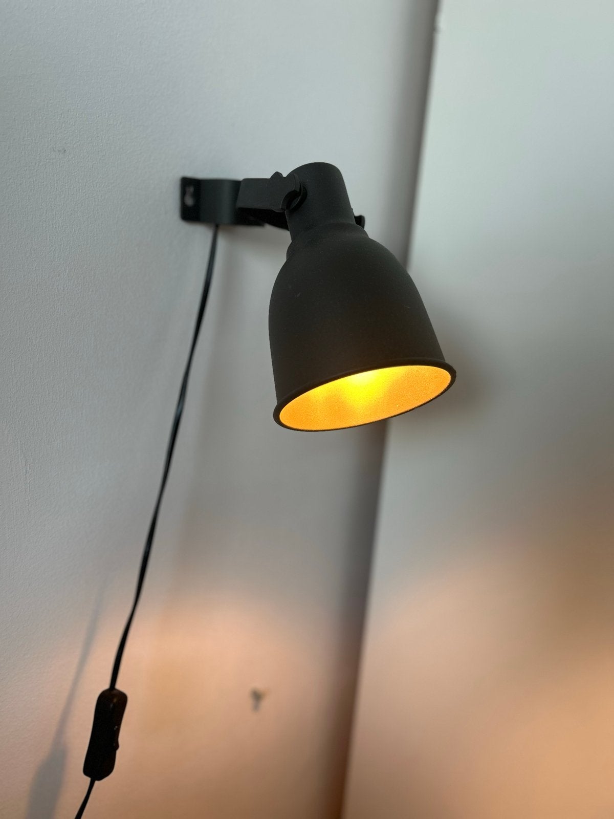 Bedlampjes antraciet 2 stuks, Ophalen, E14 (klein), Zo goed als nieuw, Nachtlamp