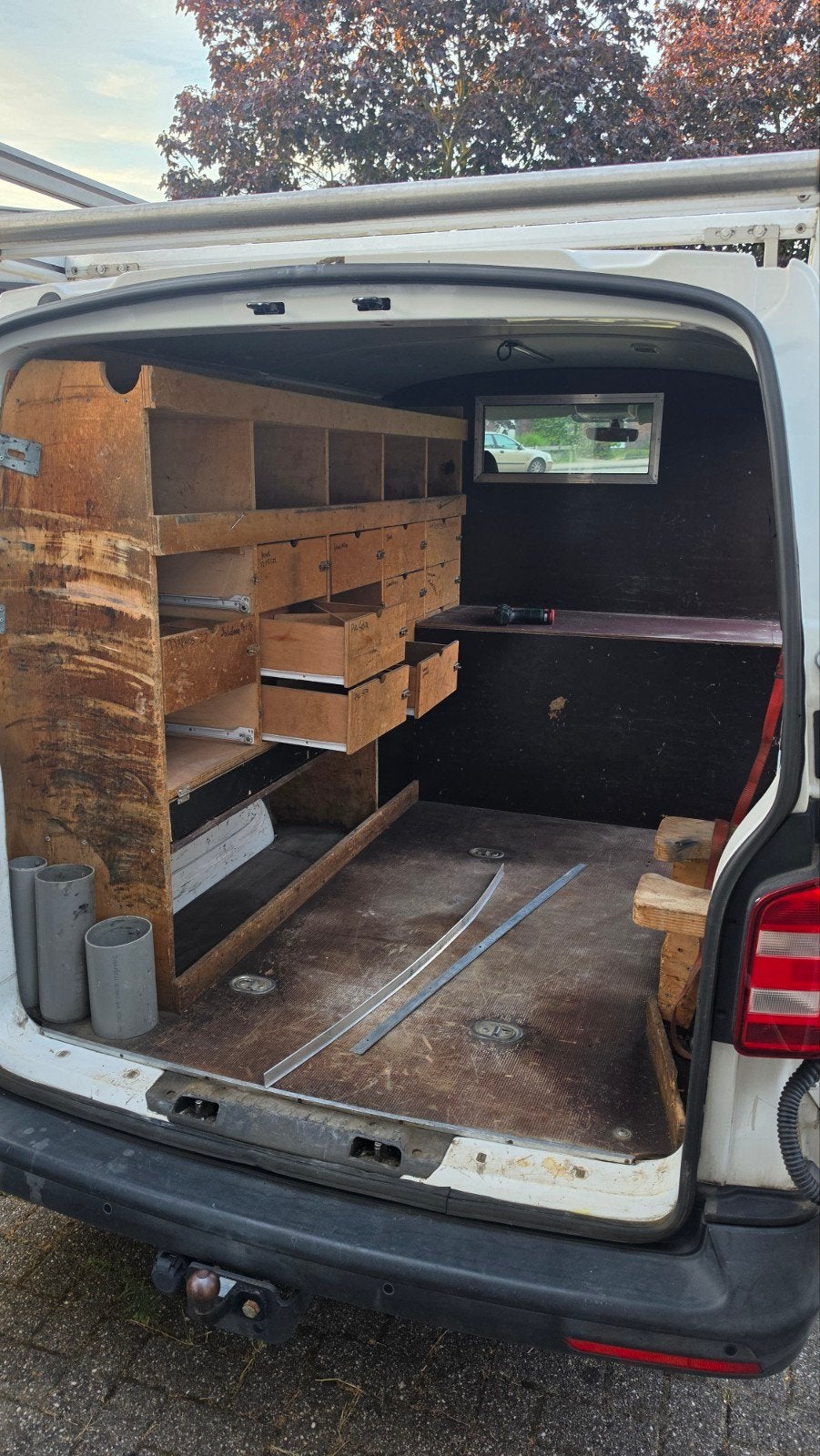 Bedrijfswageninrichting VW Transporter 2016 L1H1, Auto diversen, Auto-accessoires, Ophalen