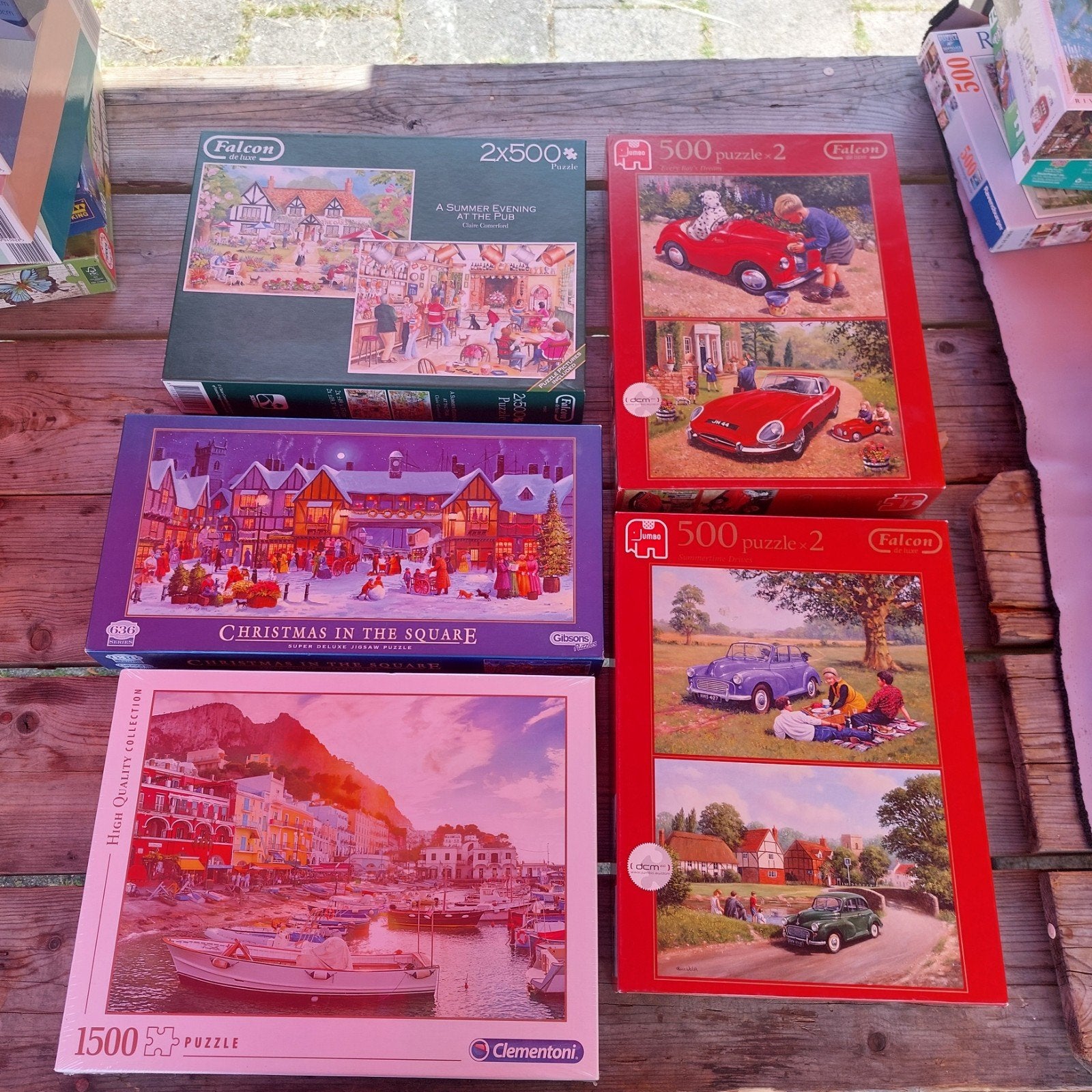 Puzzels, Ophalen, 500 t/m 1500 stukjes, Zo goed als nieuw