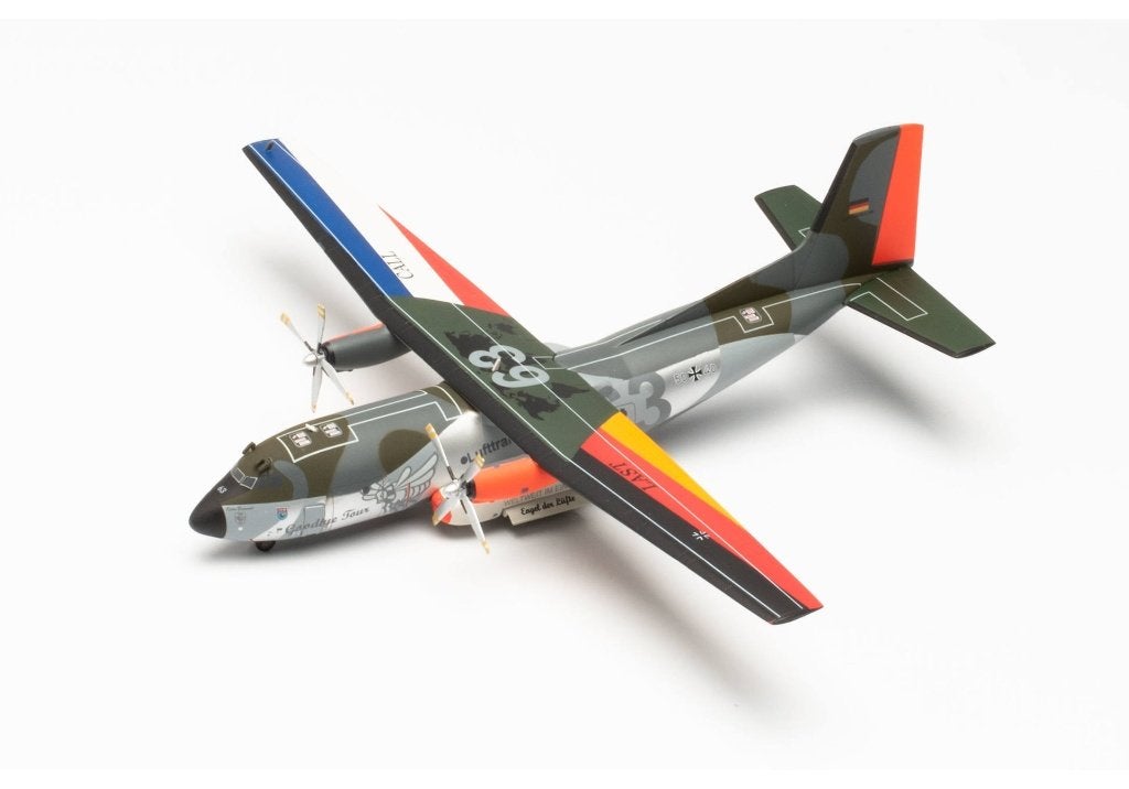 Transall C-160 Retro-Brummel LTG 63 Luftwaffe Herpa 571562, Schaalmodel, Herpa Miniaturmodelle GmbH Leonrodstraße 46-47 herpa@herpa.de