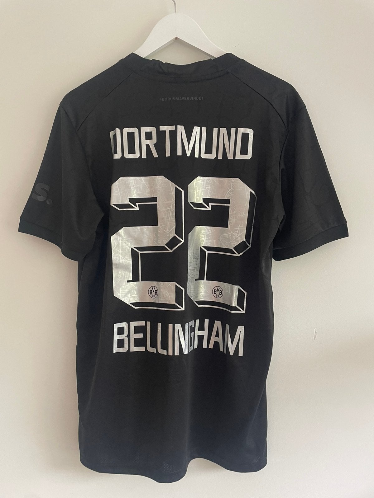 Origineel Borussia Dortmund Bellingham #22 (L), Kleding | Heren, Ophalen of Verzenden, Zo goed als nieuw