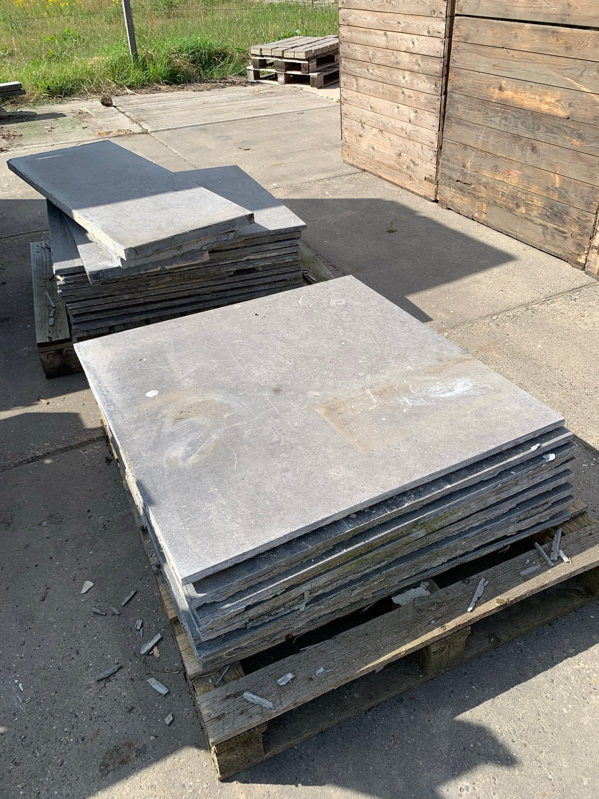 Gebruikte hardstenen tegels voor terras of pad, Ophalen, Gebruikt, Terrastegels, Natuursteen