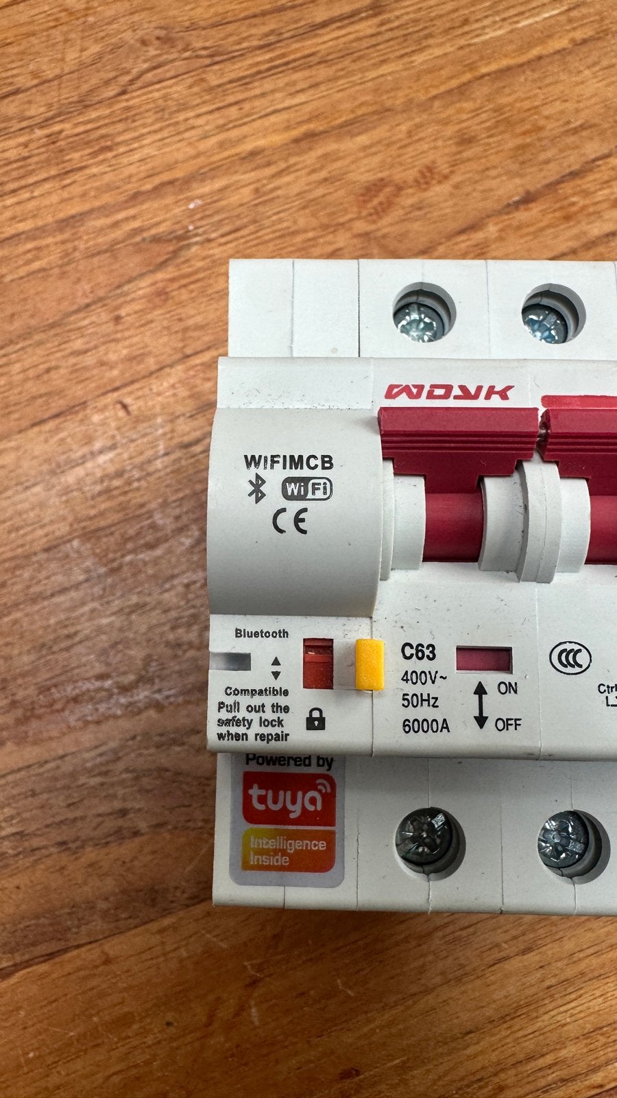 Tuya WiFi Bluetooth MCB 4 Groepen Installatieautomaat, Ophalen of Verzenden, Nieuw, Overige merken, Installatieautomaat