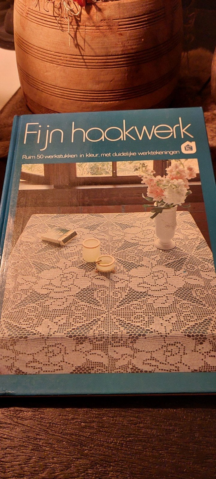 oud HAAK-PATRONEN-BOEK FIJN HAAKWERK  HAAKPATRONEN, Ophalen of Verzenden, Gebruikt, Haken, Patroon of Boek