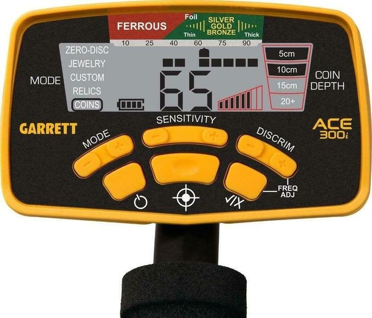 Garrett Ace 300i metaaldetector met hoofdtelefoon, Garrett, Meer dan 30 cm, Nieuw, De Buorren 114, 8408 HP Lippenhuizen