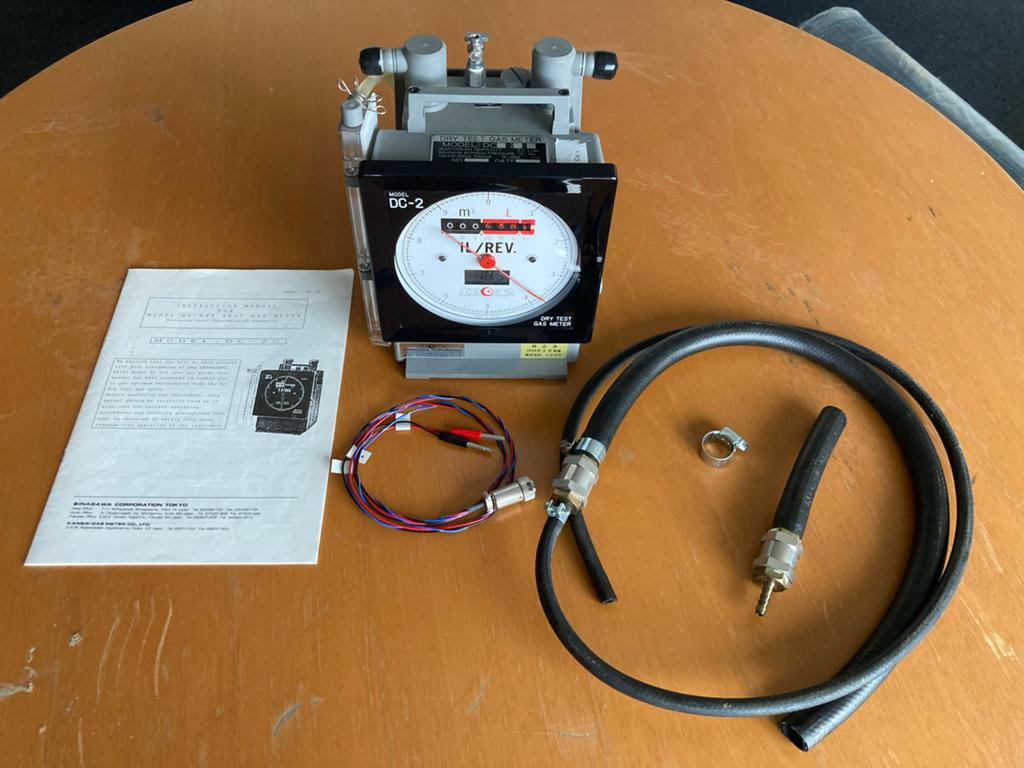 Shinagawa DC-2C Dry Test Gas Meter; Netjes, Ophalen, Gebruikt