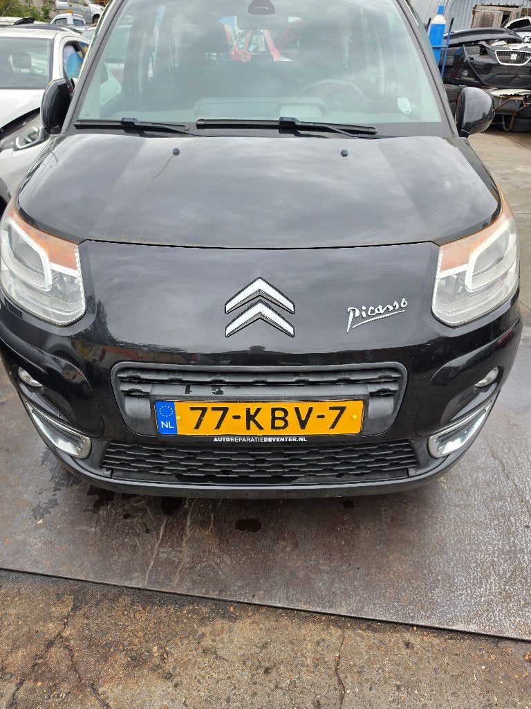 Citroën C3 Picasso 1.4 VTI 2009 Zwart, Auto's, Citroën, Voorwielaandrijving, Zwart, Origineel Nederlands, Bedrijf