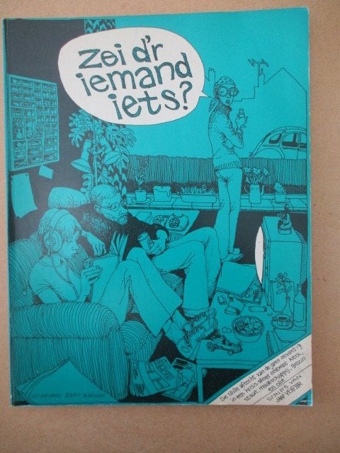 ad000587 jaap vegter - zei dr iemand iets, Eén stripboek, Ophalen, Gelezen