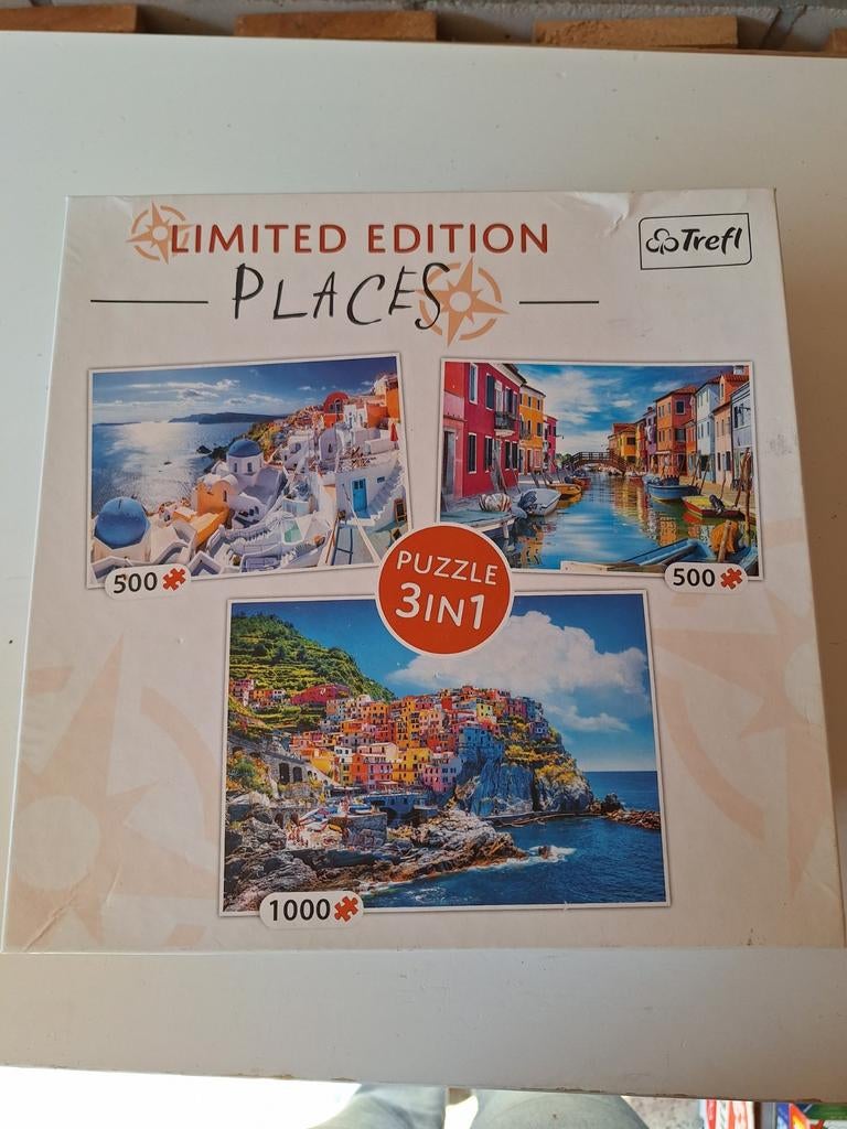 Partijtje puzzels, Hobby en Vrije tijd, Denksport en Puzzels, Ophalen of Verzenden, 500 t/m 1500 stukjes, Zo goed als nieuw