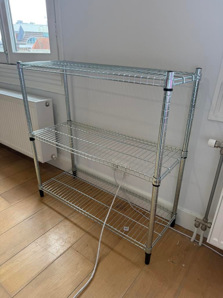 Ikea omar stellingkast laag, Tuin en Terras, Droogmolens en Wasrekken, Ophalen, Zo goed als nieuw, Wasrek