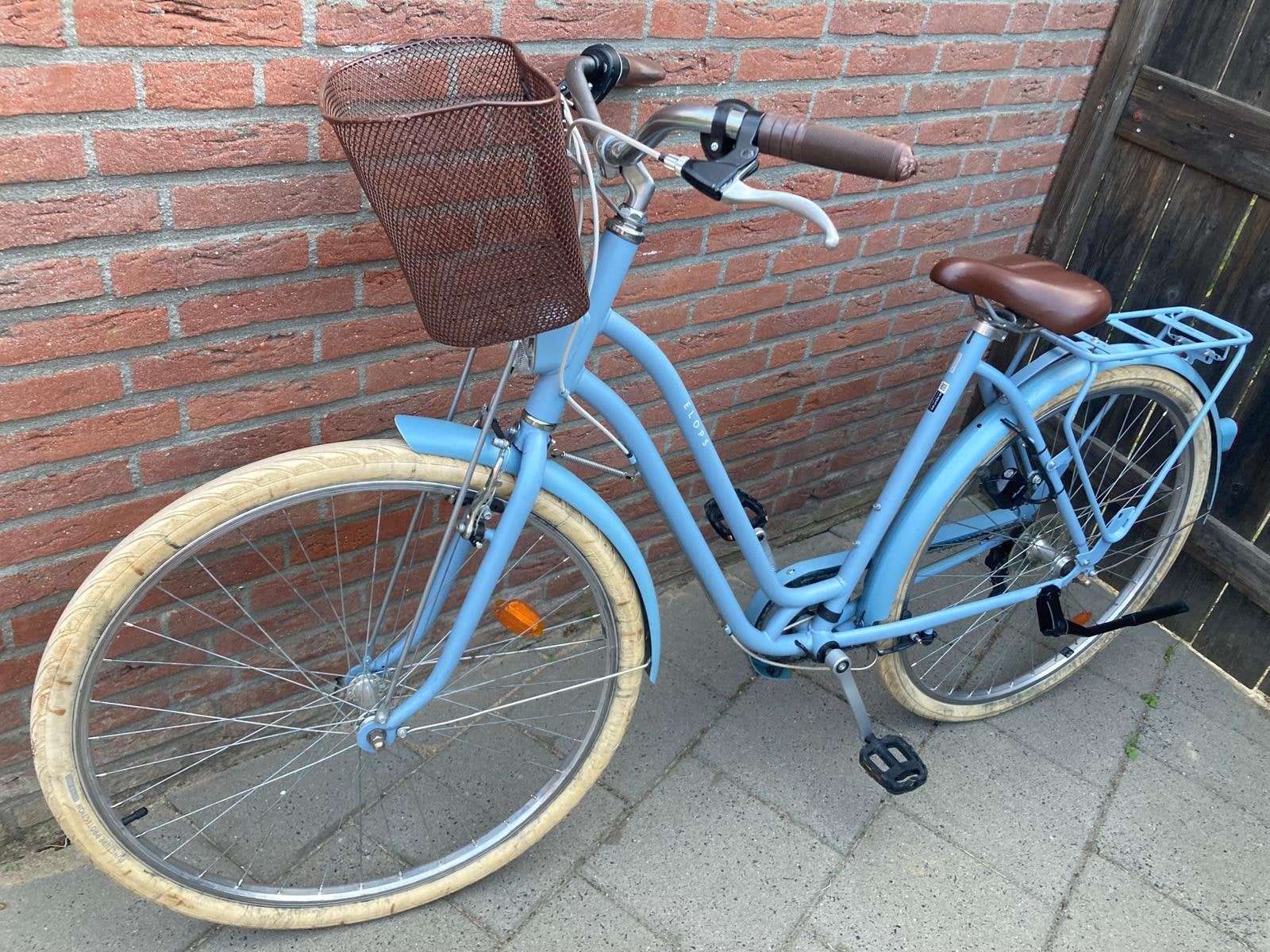 Elops 520 stadfiets maat S-M, Fietsen en Brommers, Ophalen, Zo goed als nieuw, Overige merken, Versnellingen