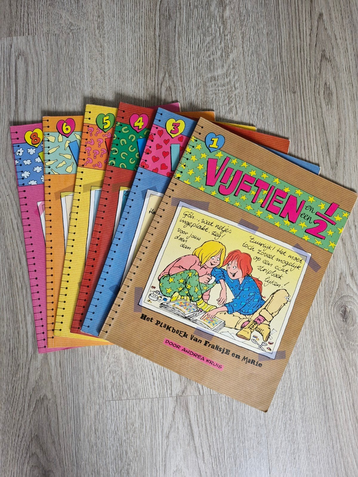 strips, vijftien, en een 1/2. 5 stuks, Andrea Kruis, Europa, Ophalen of Verzenden, Zo goed als nieuw
