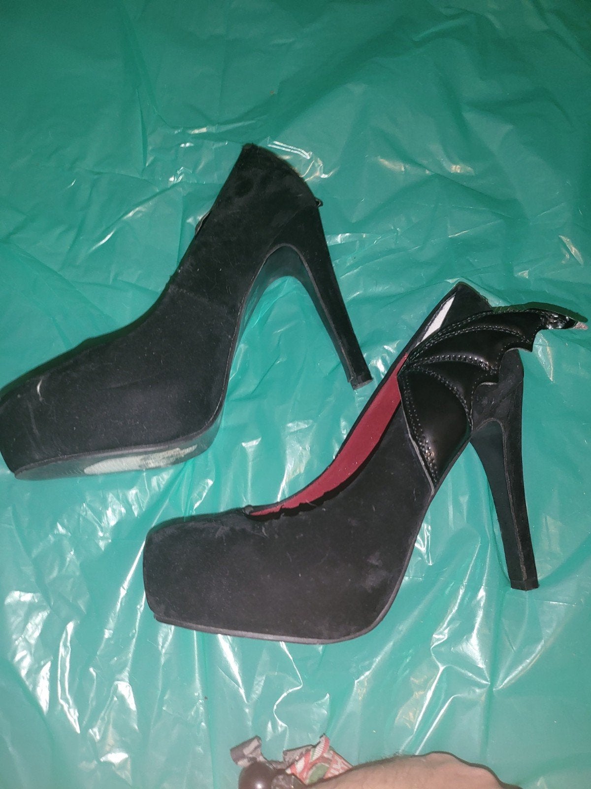 Gothic Hakken met vleermuis  vampire Vleugels - Maat 39, Kleding | Dames, Ophalen of Verzenden, Gedragen, Zwart, Pumps