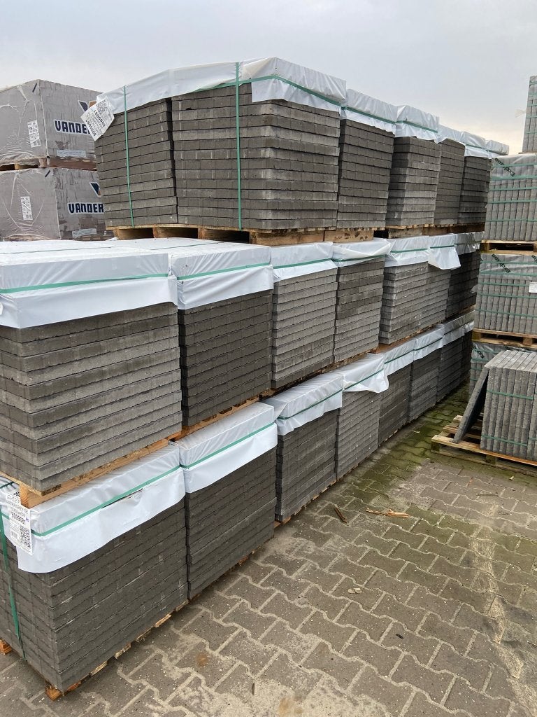 Baldosa basic 60x60 GrijsZwart Betonlook terrastegel J&W 142, Tuin en Terras, Ophalen, Nieuw, 10 m² of meer, Nvt