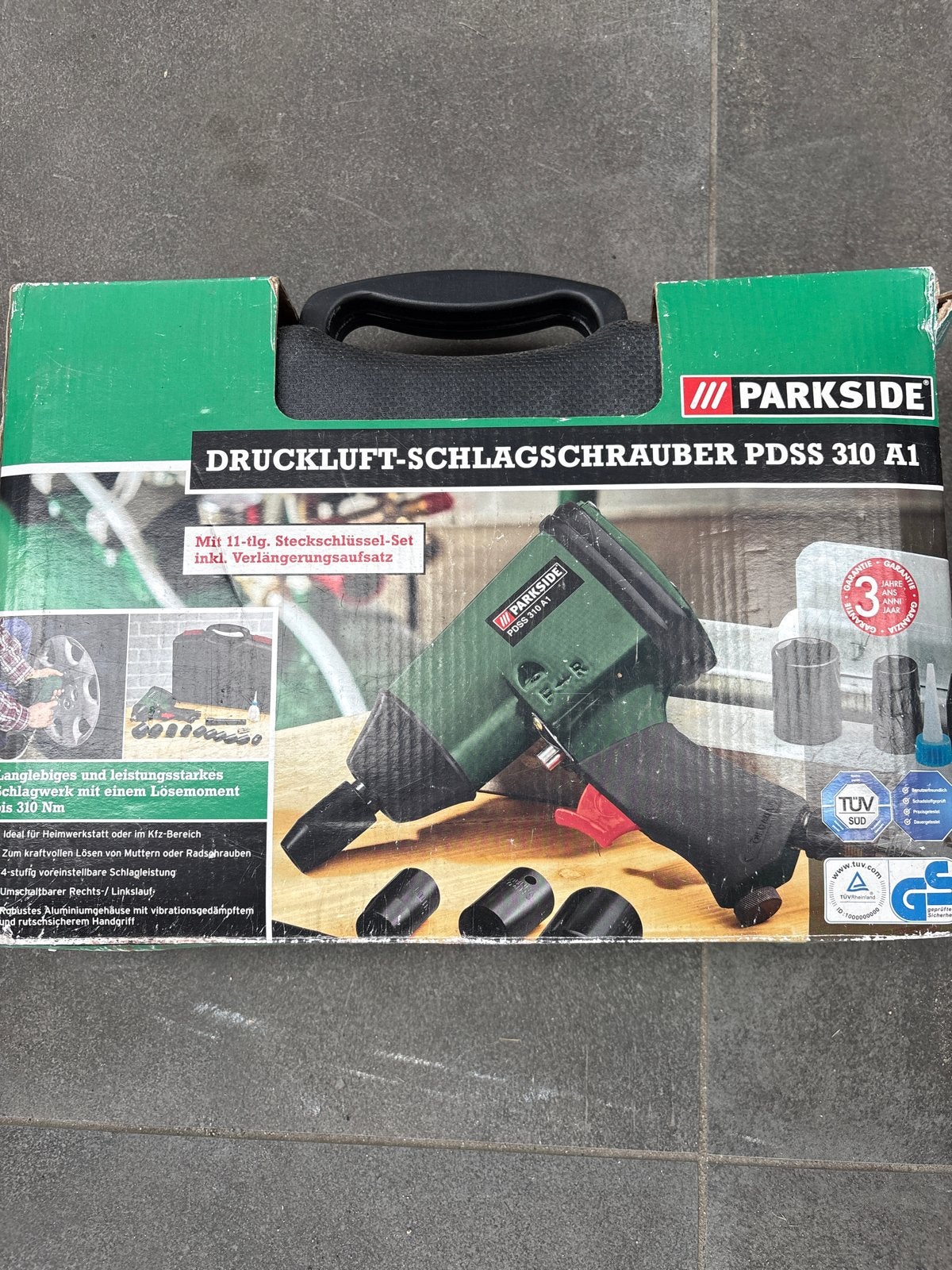 Parkside Luchtsleutel PDSS 310 A1 - Helemaal Nieuw!, Ophalen, Nieuw