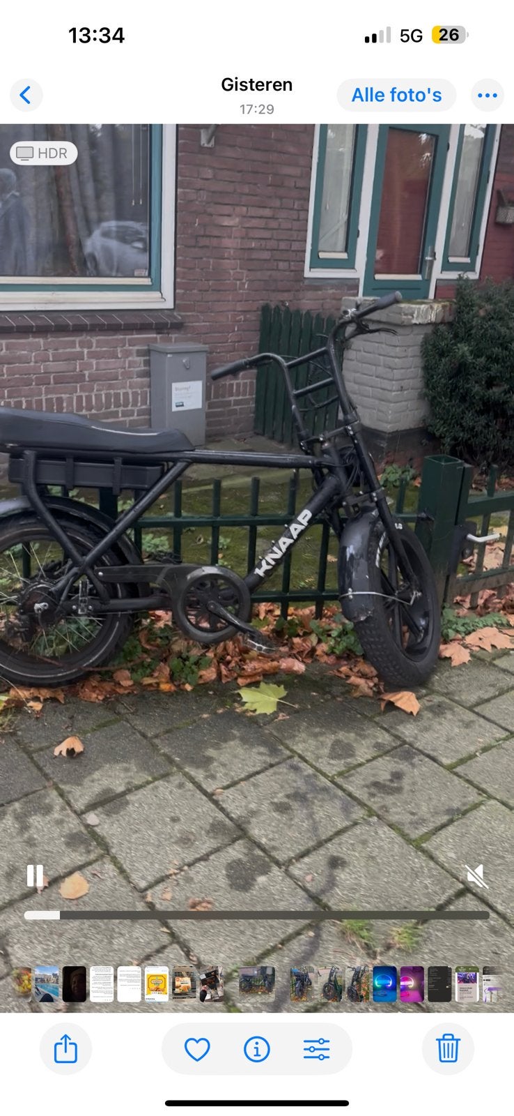 Knaap fatbike( lees omschrijving), Ophalen, Gebruikt, Overige merken