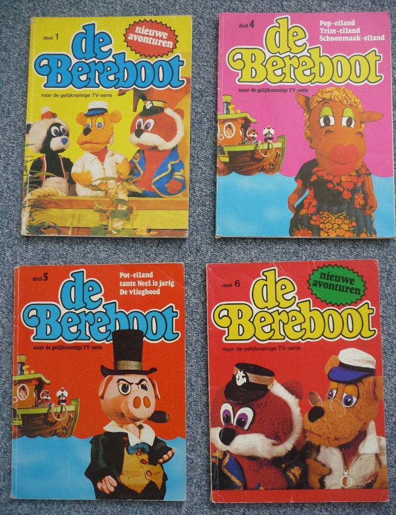 4 boeken van De bereboot, Ophalen of Verzenden, Fictie algemeen