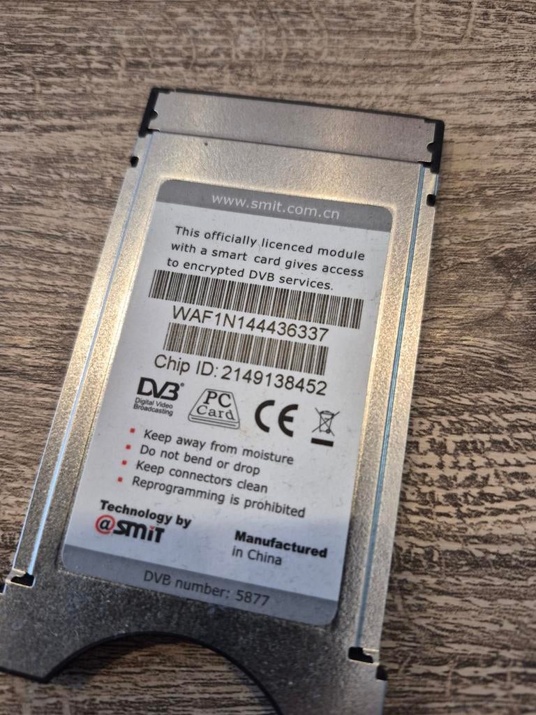 Smit Irdeto CI+ Module voor DVB-ontvangers, Ophalen of Verzenden