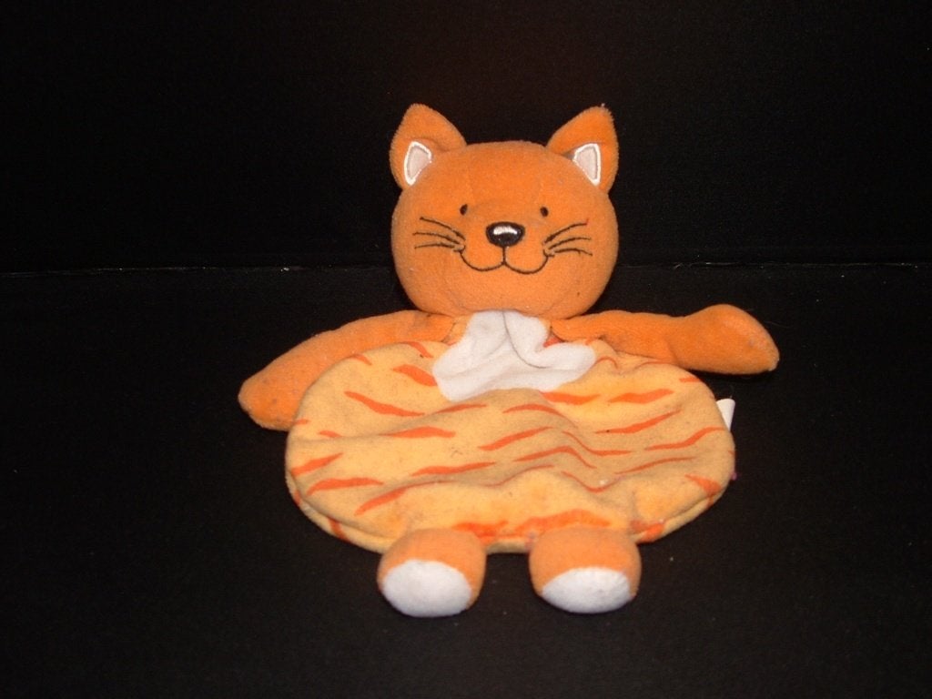 EVORA KRUIDVAT POES KNUFFELDOEKJE VELOURS ORANJE MET, Verzenden, Nieuw, Overige typen