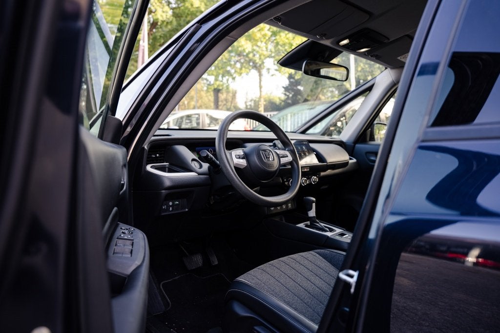 HONDA Jazz 1.5 i-MMD 109pk Hybrid CVT Elegance | Stoelverwar, Auto's, Zwart, 4 cilinders, Leder en Stof, Bedrijf